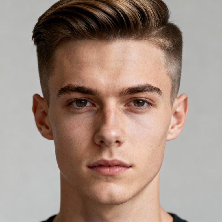 Quiff Haircut style example