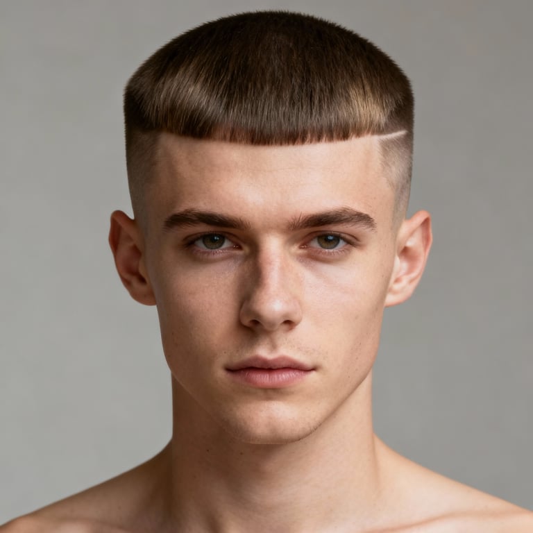 French Crop Fade style example