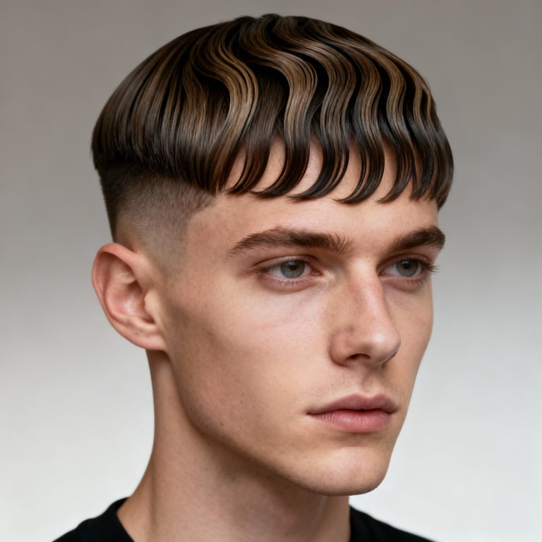 Octopus Layered Jellyfish Haircut style example