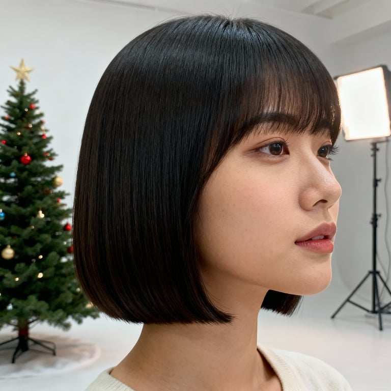 u cut christmas trees near me on straight hair, low version.