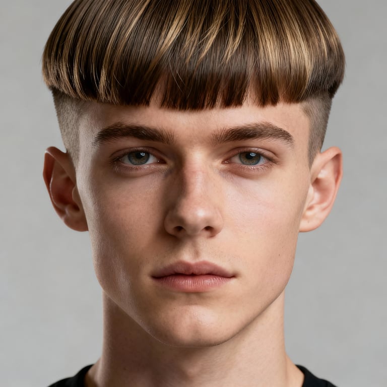 Layered Pageboy Haircut style example