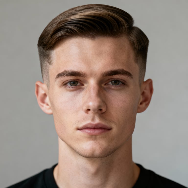 Modern Ivy League Haircut style example