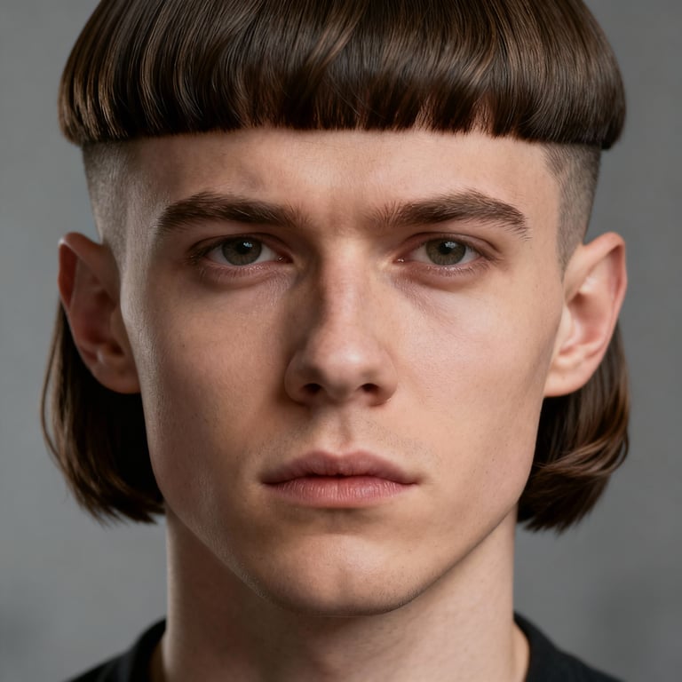 Bowl Cut Meme style example