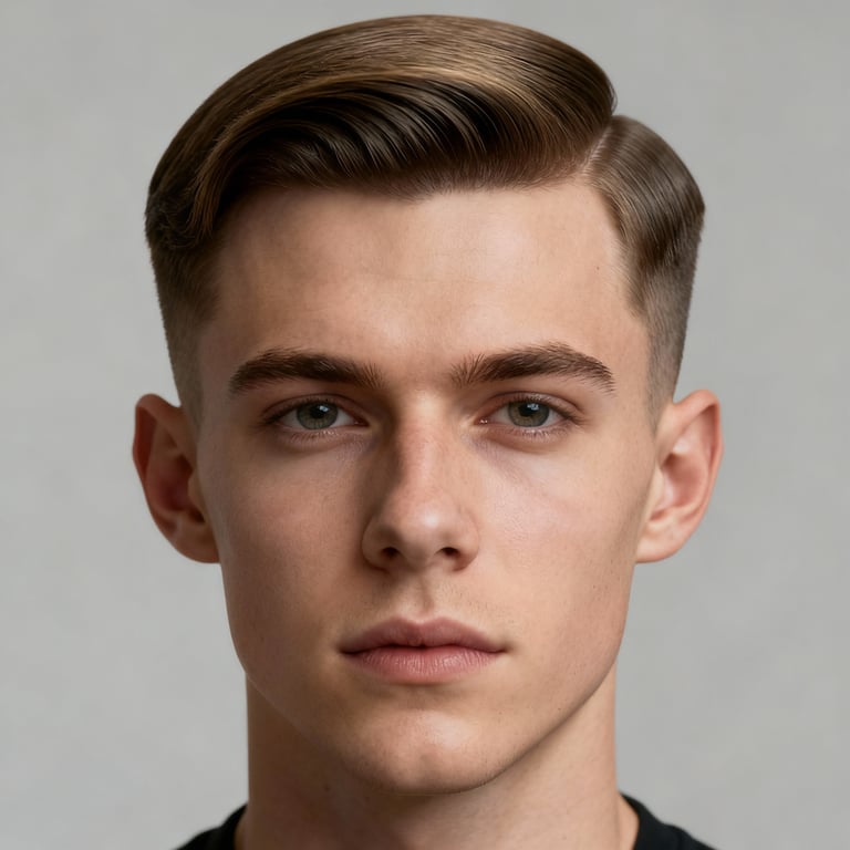 Ivy League Haircut style example