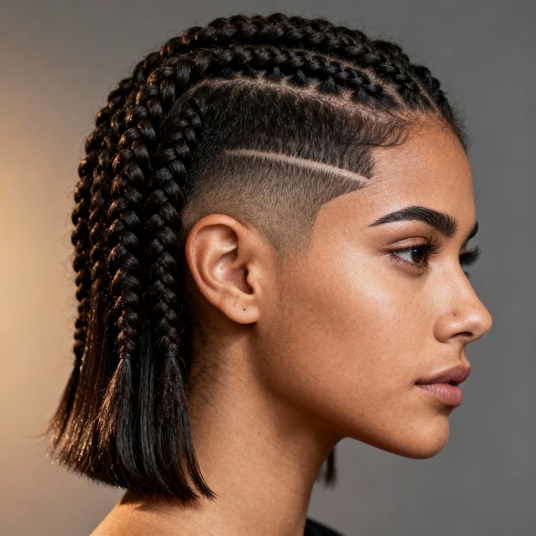 twists for men on straight hair, low version.