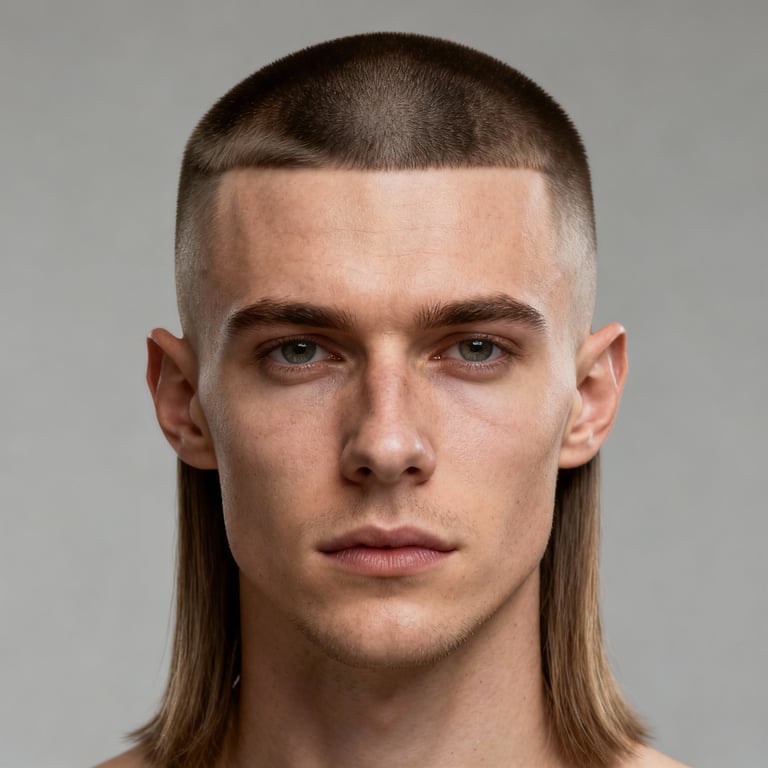 Long Buzz Cut style example