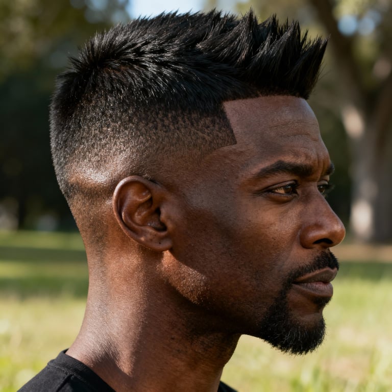 short wolf cut on straight hair, low version.