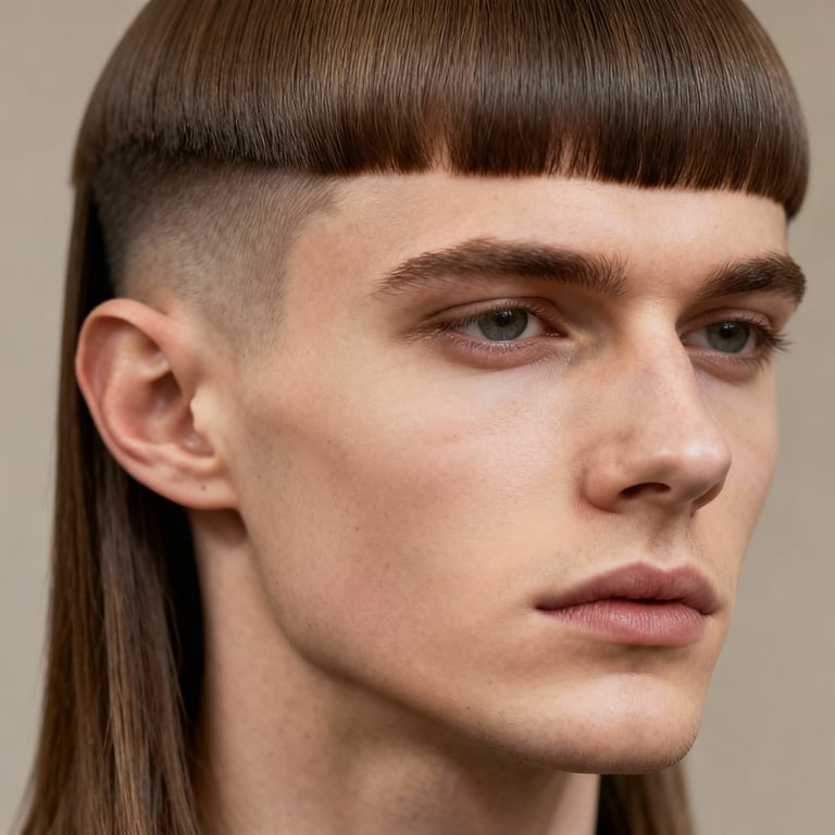 Long Length Blunt Cut style example