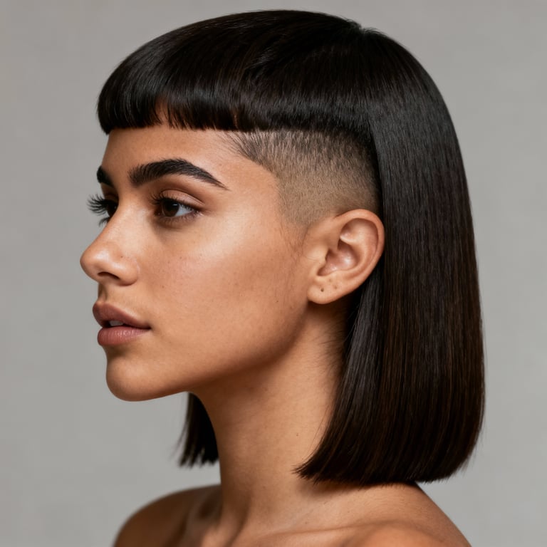 low maintenance ivy league haircut on straight hair, low version.