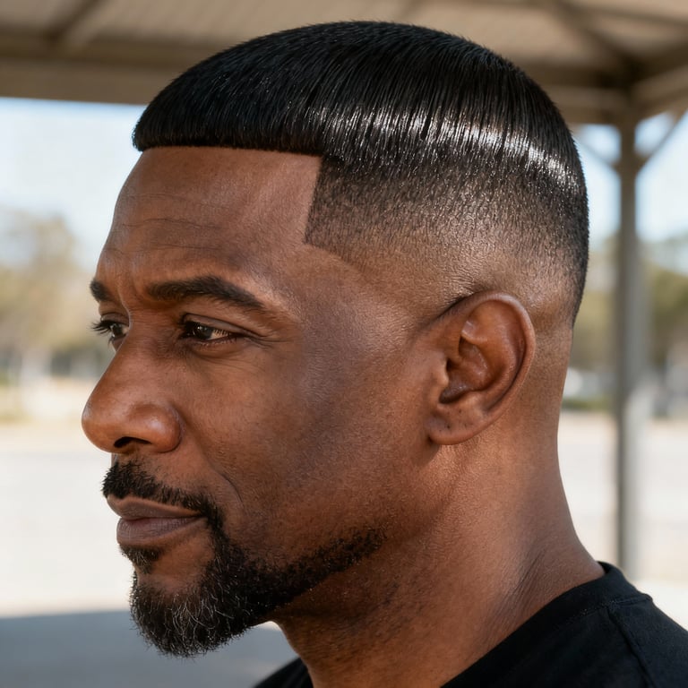 butterfly haircut short hair on straight hair, low version.