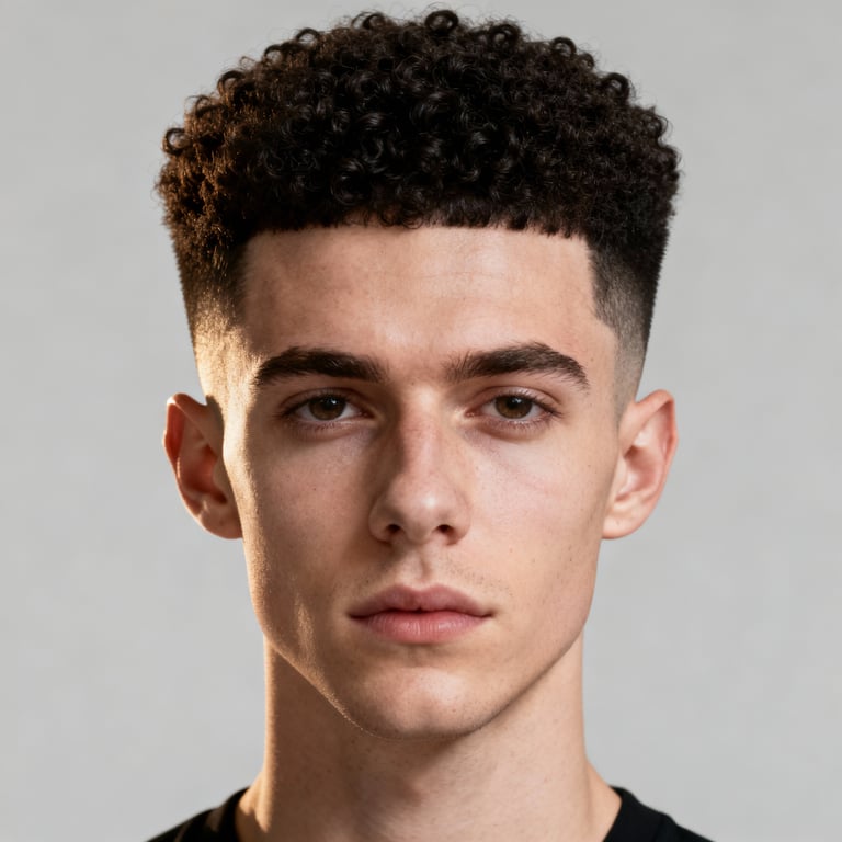 Afro Hair Men style example