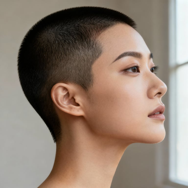 high and tight on straight hair, high version.