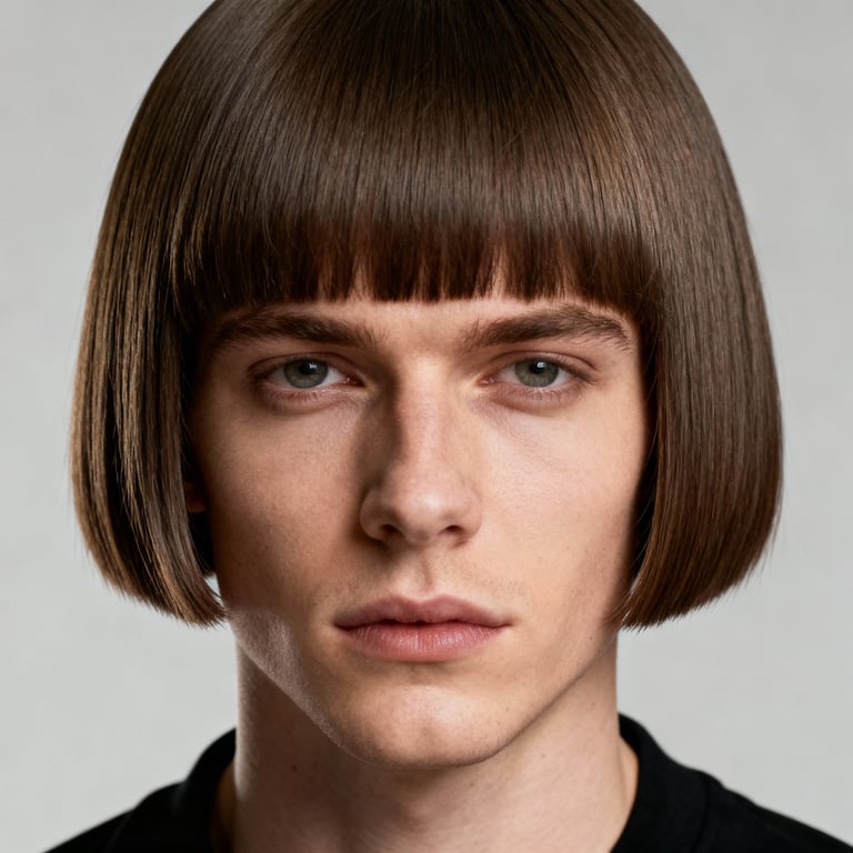Blunt Cut Bob style example