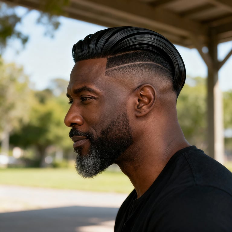 layered octopus haircut on straight hair, low version.