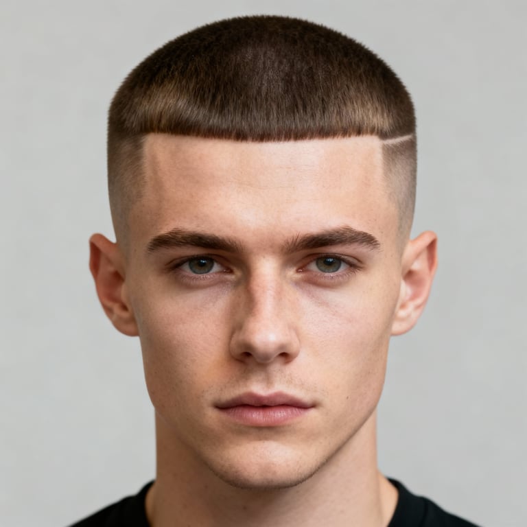 French Crop Mid Fade style example