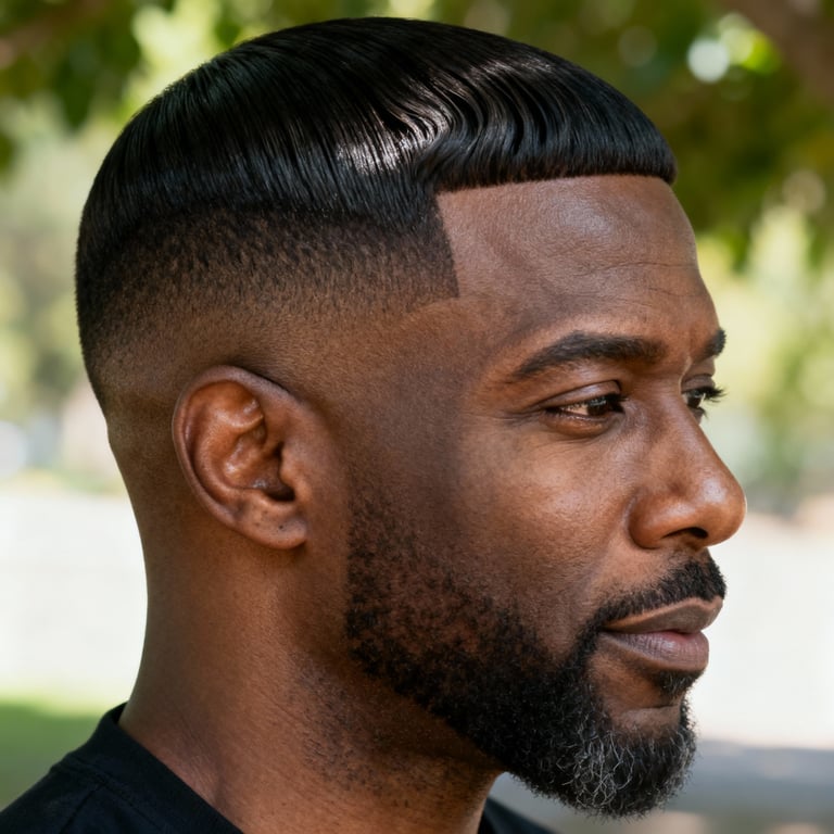 low taper fade straight hair on straight hair, low version.