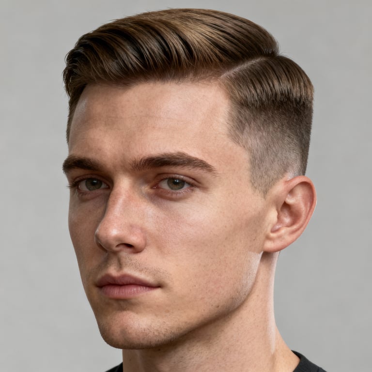 Comb Over hairstyle examples