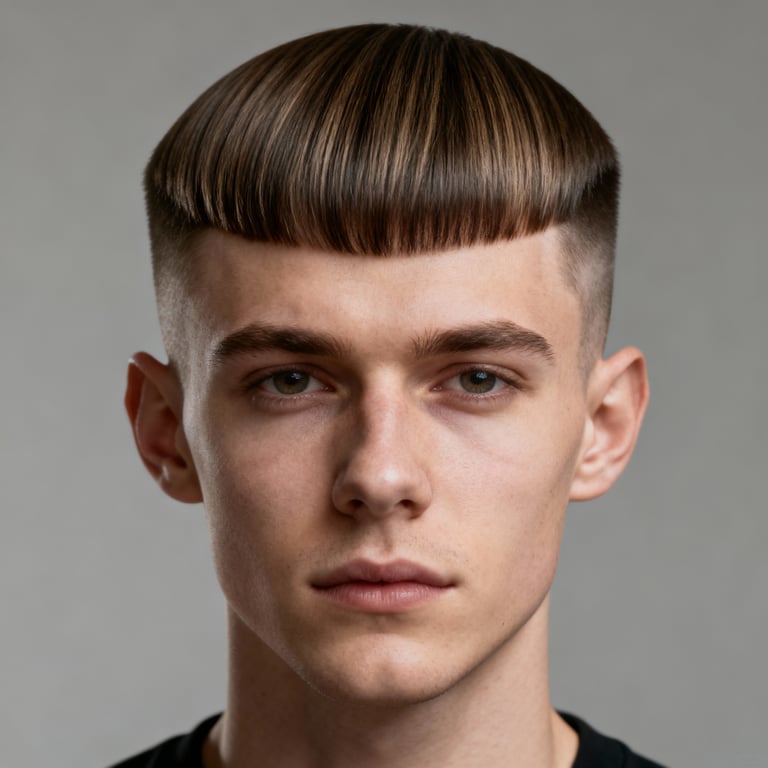 U Shape Hair Cut With Layers style example