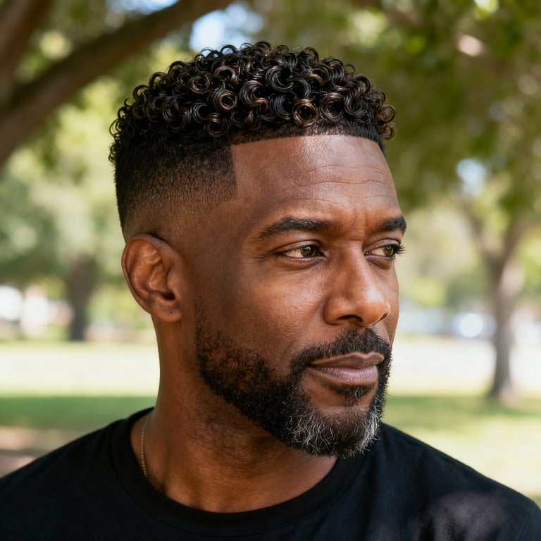 curly hair products on curly hair, low version.