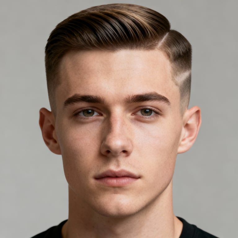 Taper Comb Over Fade style example
