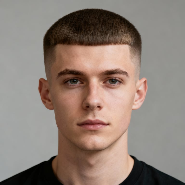 Crew Cut Fade style example