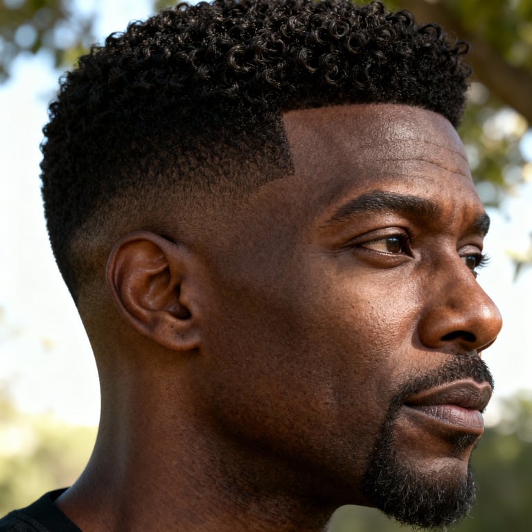 mixie hairstyle on straight hair, low version.