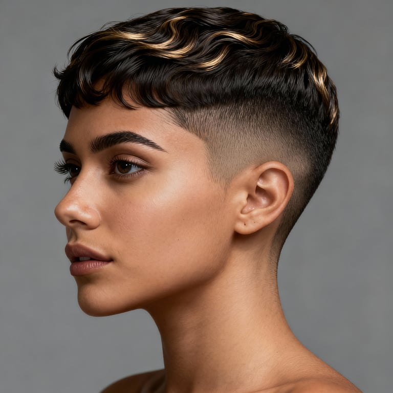 french crop mid fade on straight hair, mid version.