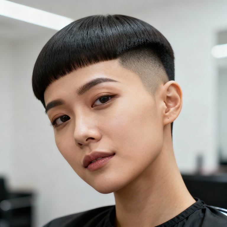 low taper fade on straight hair, low version.