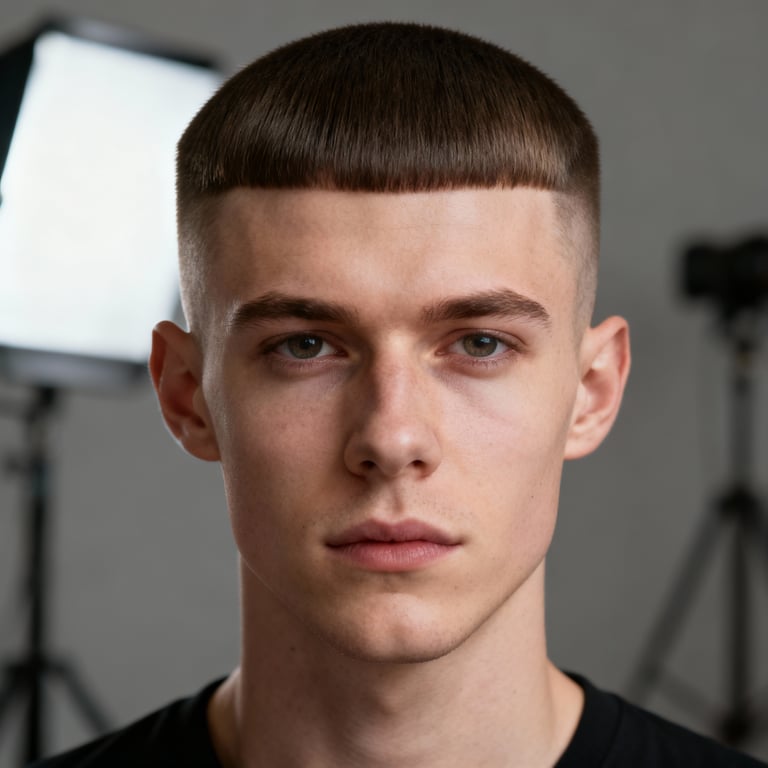 Caesar hairstyle examples