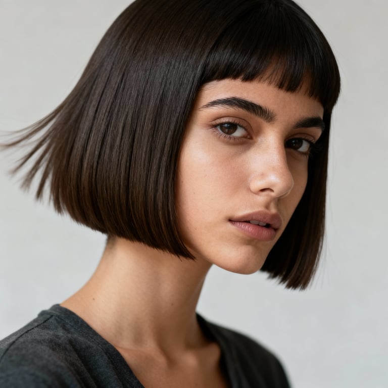 extremely thin hair low maintenance bob hairstyles for fine hair on straight hair, low version.