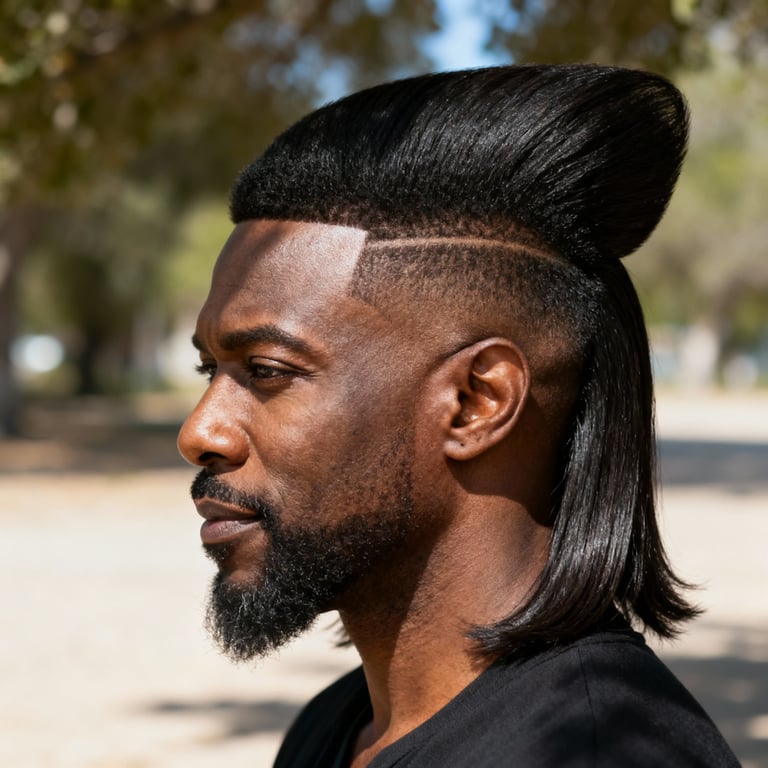 butterfly haircut long hair on straight hair, low version.