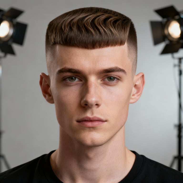Short Wedge Haircut style example