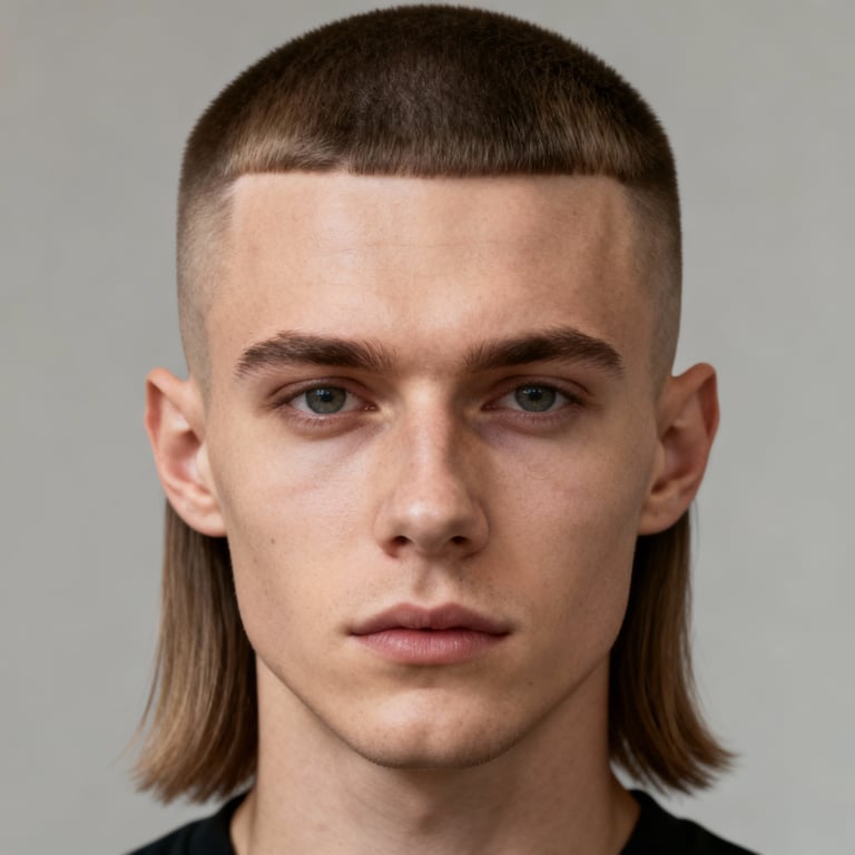 Long Buzz Cut style example