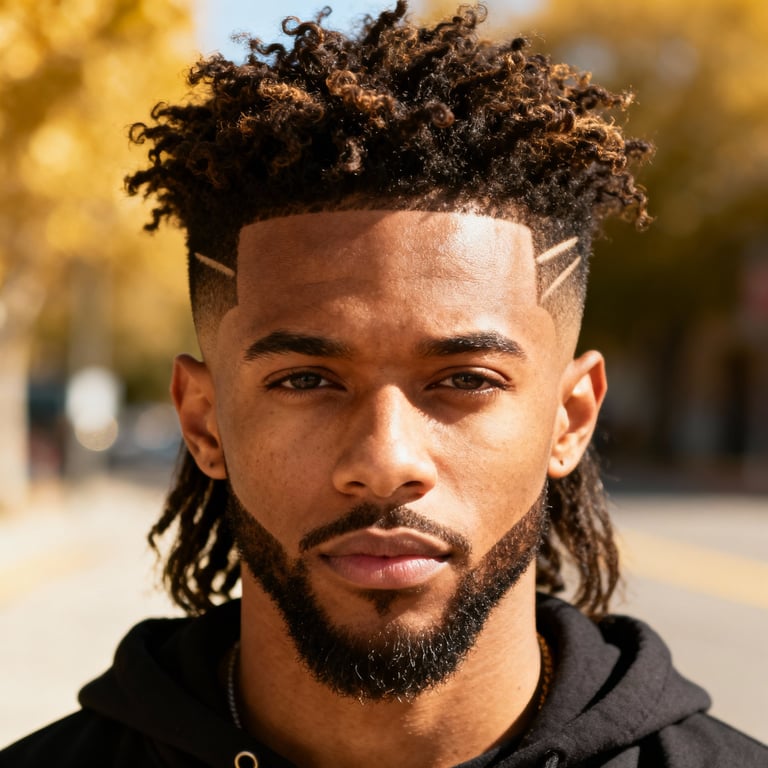 Burst Fade Mullet Long Hair