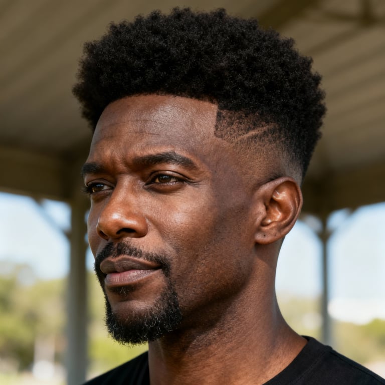 afro hair styles on straight hair, low version.