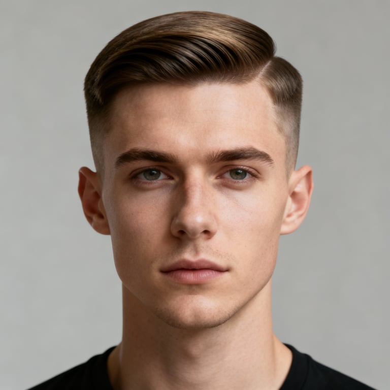 Side Part Haircut style example