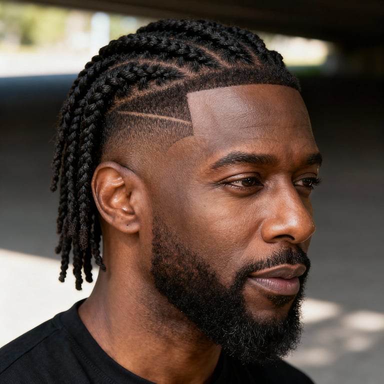 passion twists on straight hair, low version.