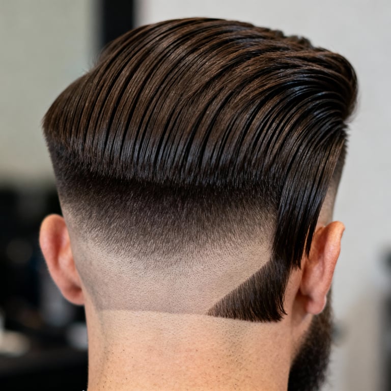 Skin Burst Fade Mullet