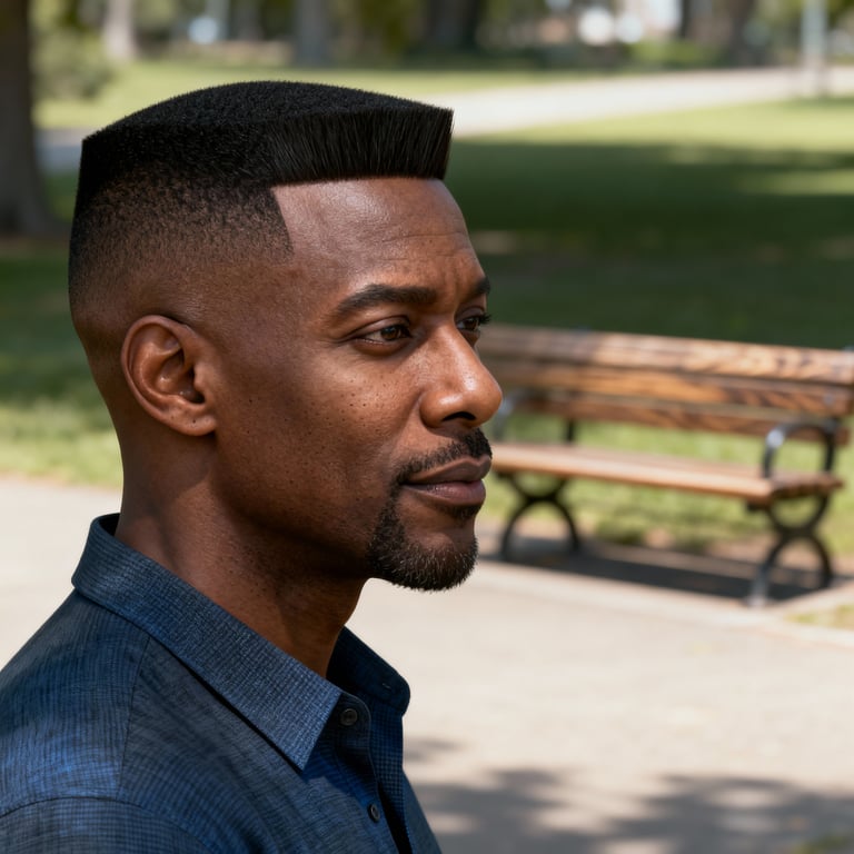 short wedge haircut on straight hair, low version.