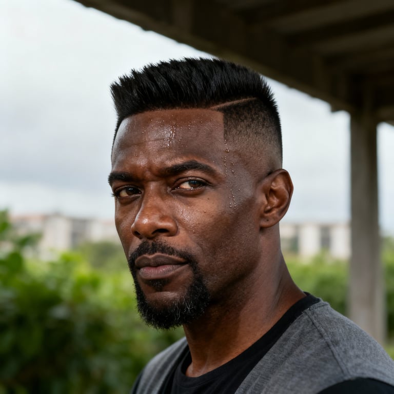 wolf cut on straight hair, low version.