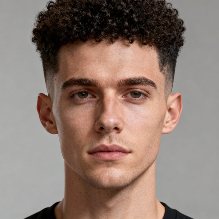 Afro Kinky Hair style example