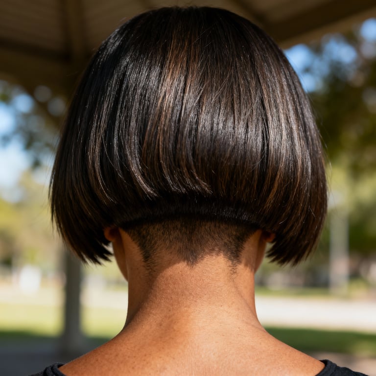 wolf cut on straight hair, low version.