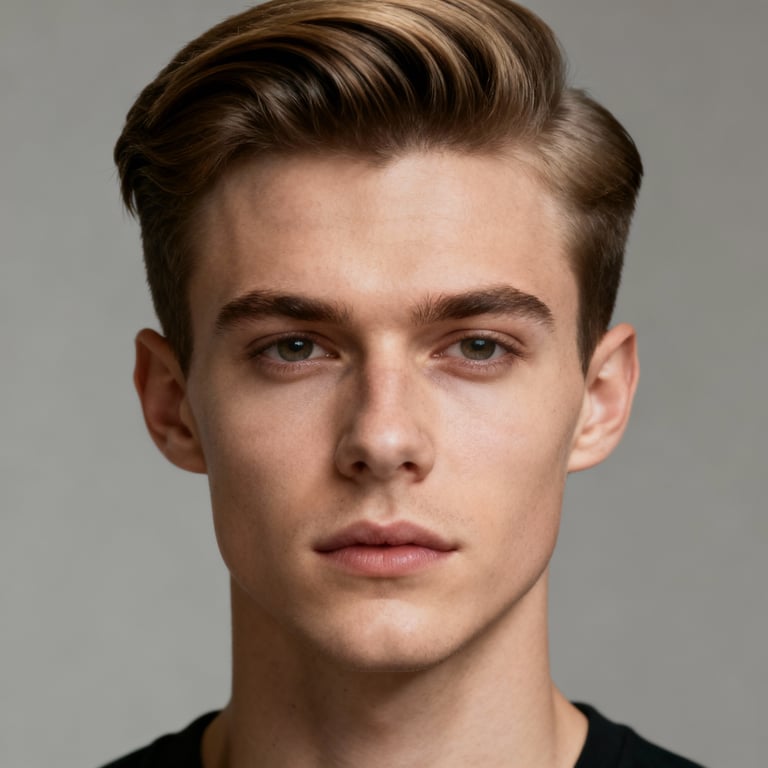 Quiff style example