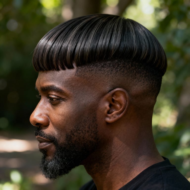 layered octopus jellyfish haircut on straight hair, low version.