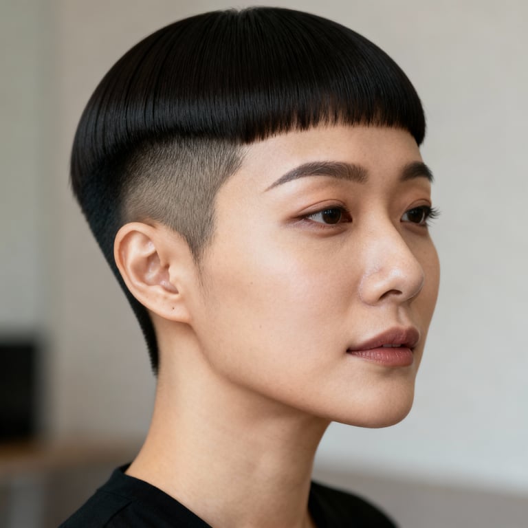 low taper fade straight hair on straight hair, low version.