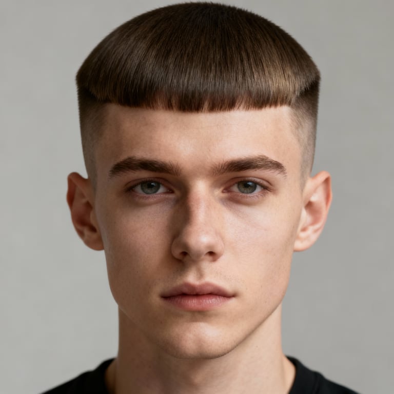 Caesar Cut style example