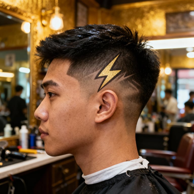 Low Burst Fade style example