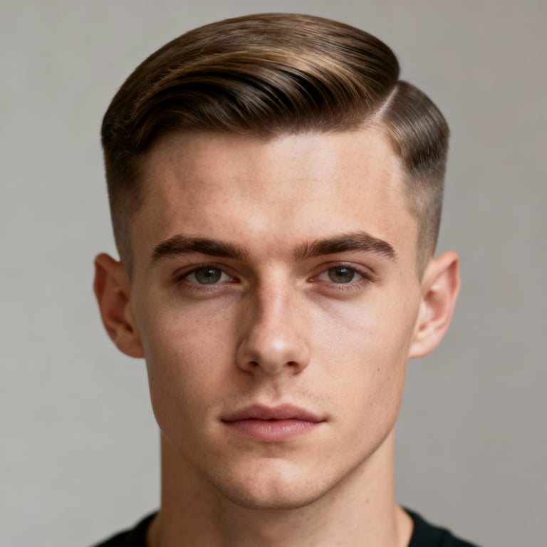 Men's Ivy League Haircut style example