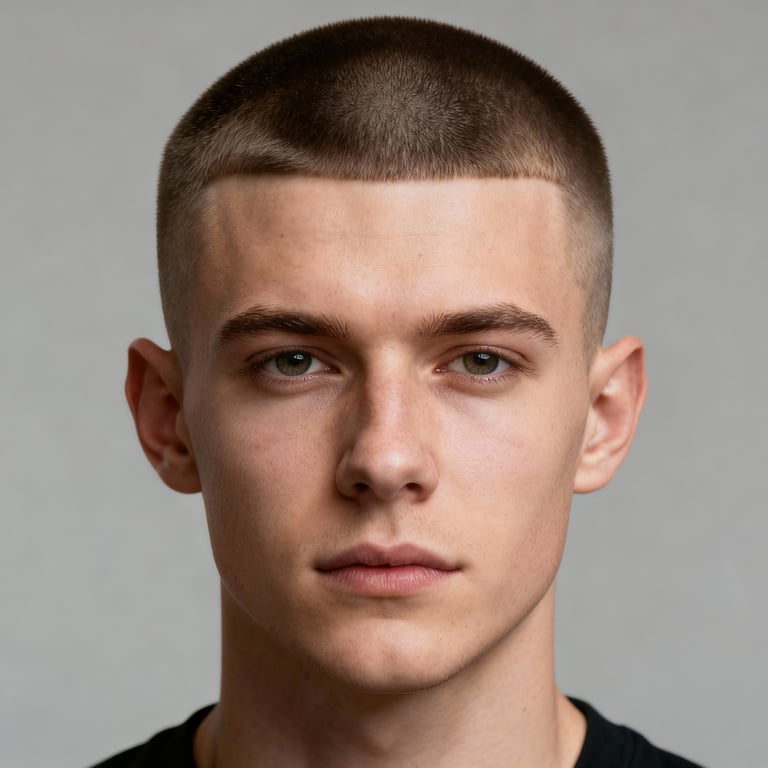 6 Guard Buzz Cut style example