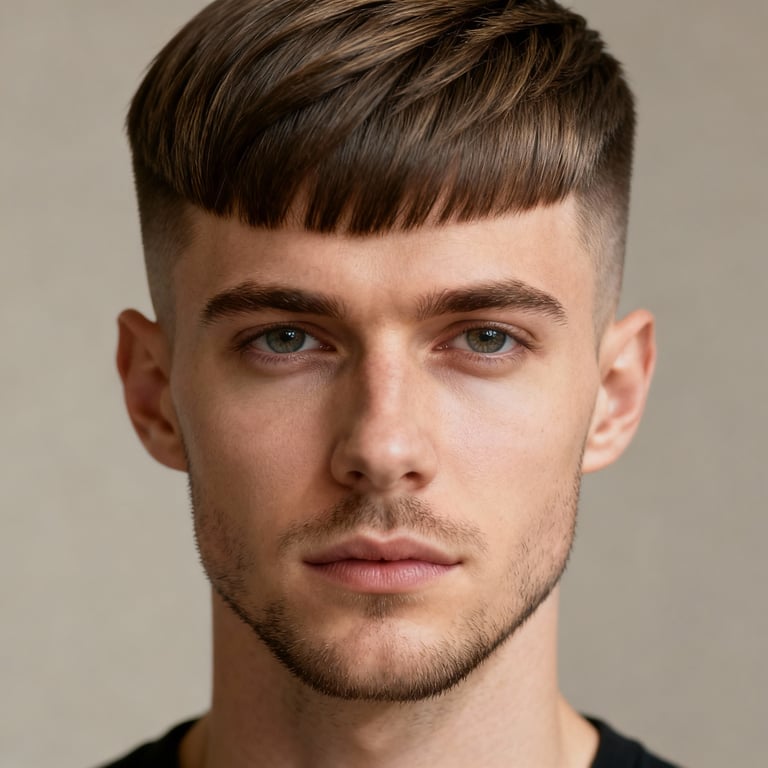 Layered Haircut style example